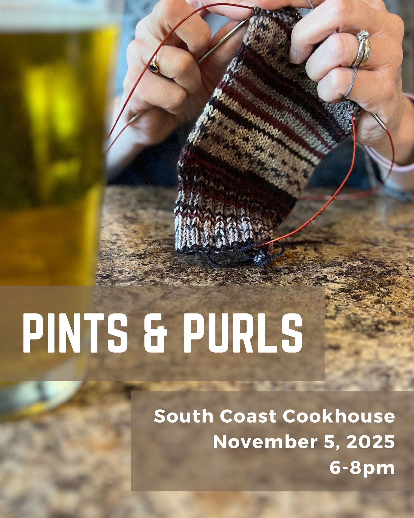 Pints & Purls | November 5, 2025