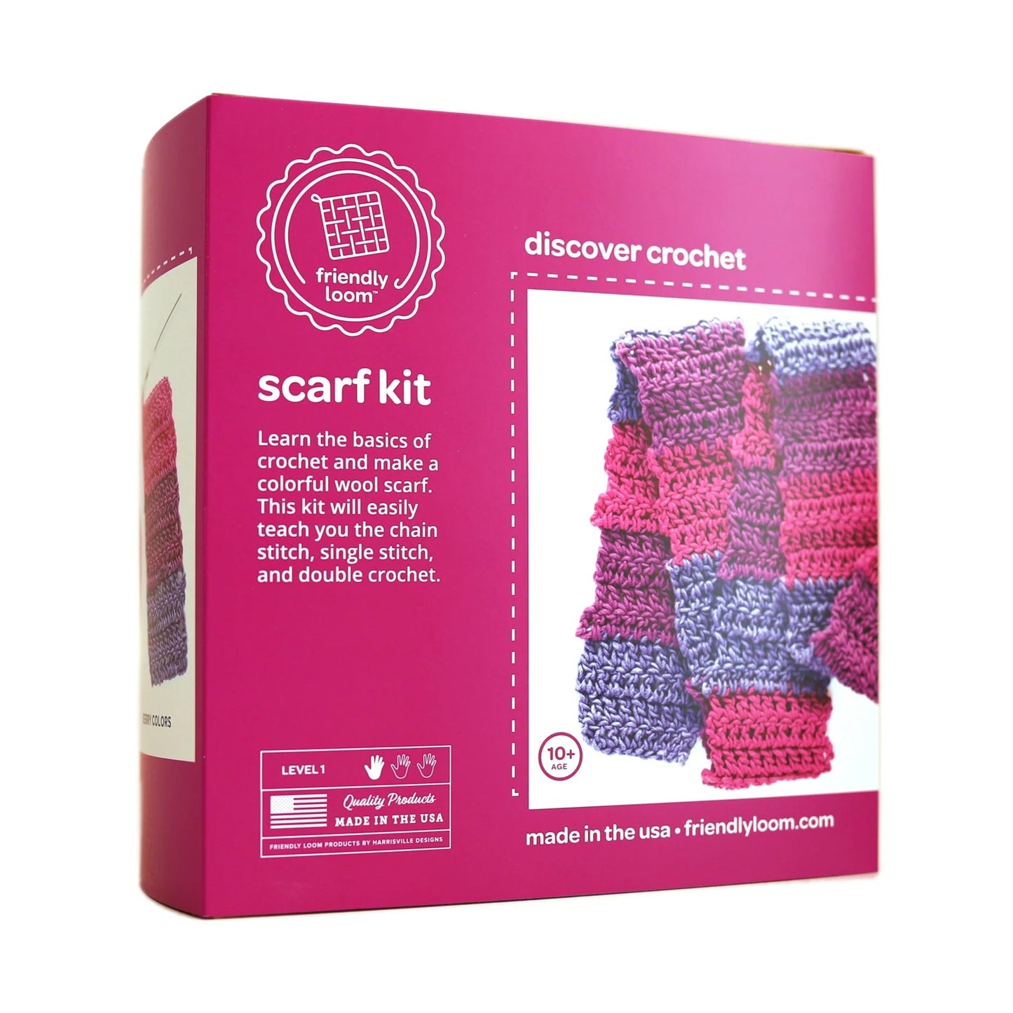 Friendly Loom Crochet Scarf Kit