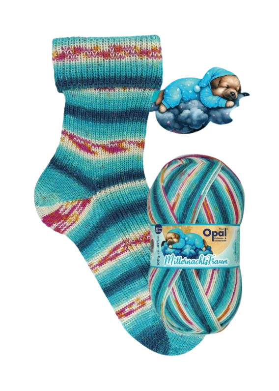 Opal Sock Yarn | Midnight Dream (4 ply)