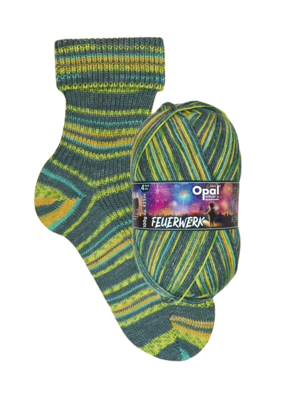 Opal Sock Yarn | Firework (4 ply)
