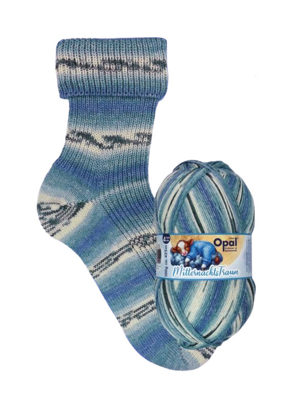 Opal Sock Yarn | Midnight Dream (4 ply)