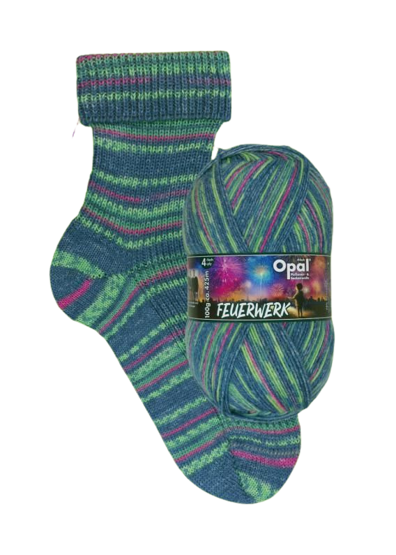 Opal Sock Yarn | Firework (4 ply)