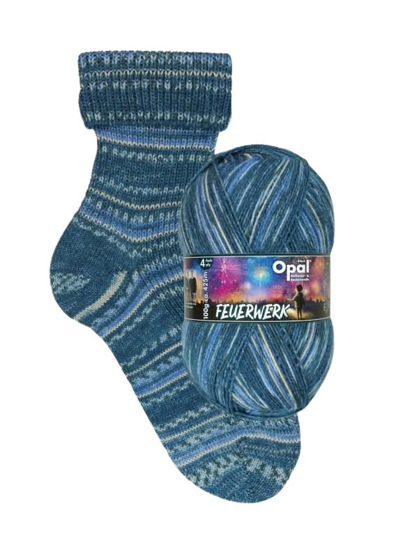 Opal Sock Yarn | Firework (4 ply)