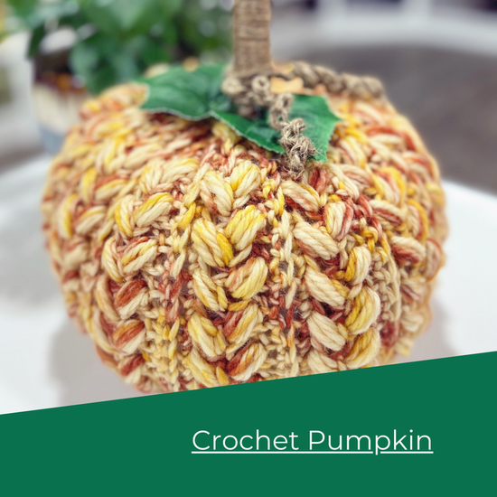 Crochet Wheat Stitch Pumpkin | October 10