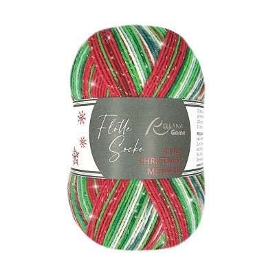 Rellana Garn Flotte Sock Christmas