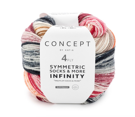 Katia Concept Infinity Symmetric Socks & More