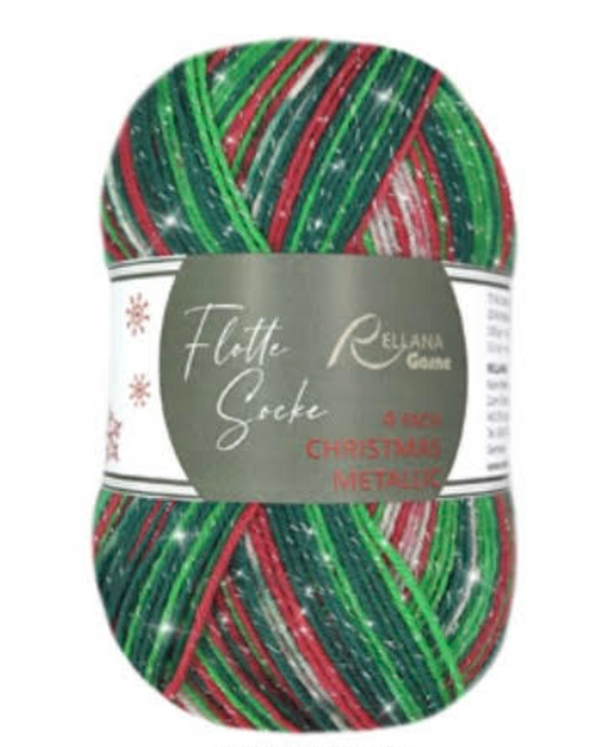 Rellana Garn Flotte Sock Christmas