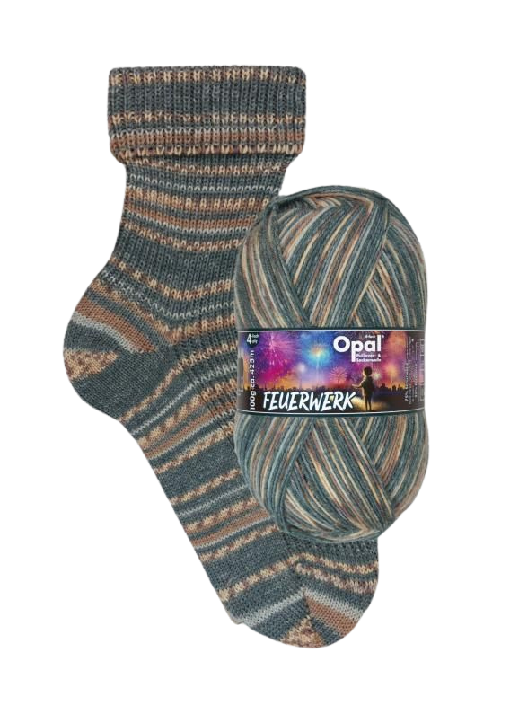 Opal Sock Yarn | Firework (4 ply)