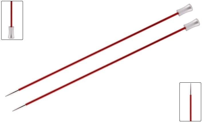 Knitter's Pride Zing Single Pointed Needles - 14" (35cm)
