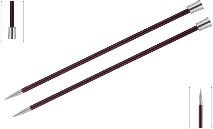 Knitter's Pride Zing Single Pointed Needles - 14" (35cm)