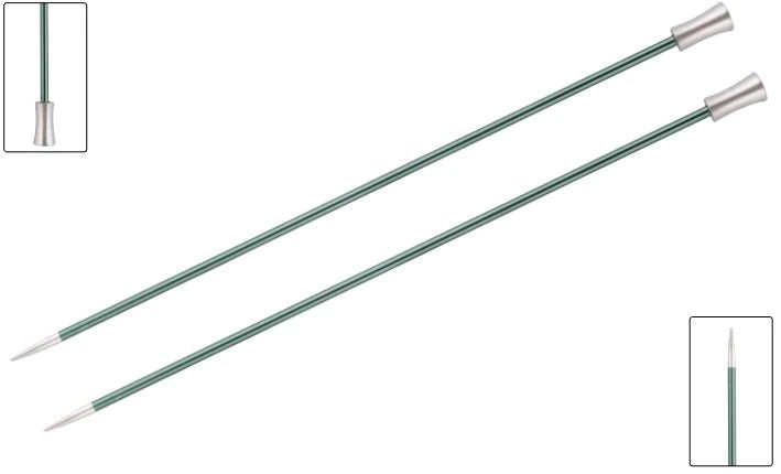 Knitter's Pride Zing Single Pointed Needles - 14" (35cm)