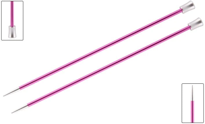 Knitter's Pride Zing Single Pointed Needles - 14" (35cm)