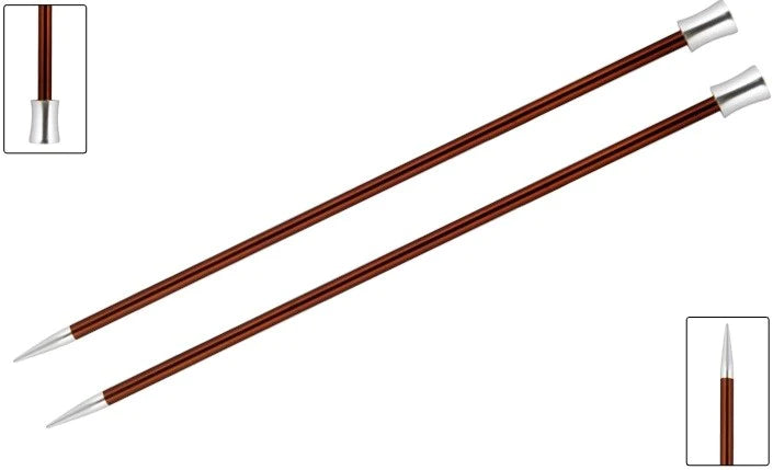 Knitter's Pride Zing Single Pointed Needles - 14" (35cm)