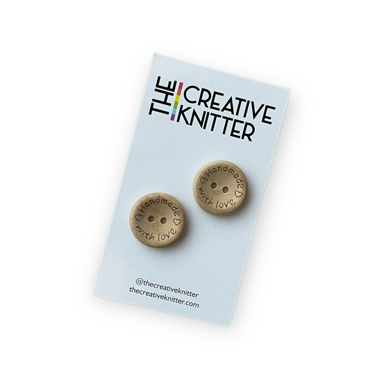 Handmade with Love Buttons