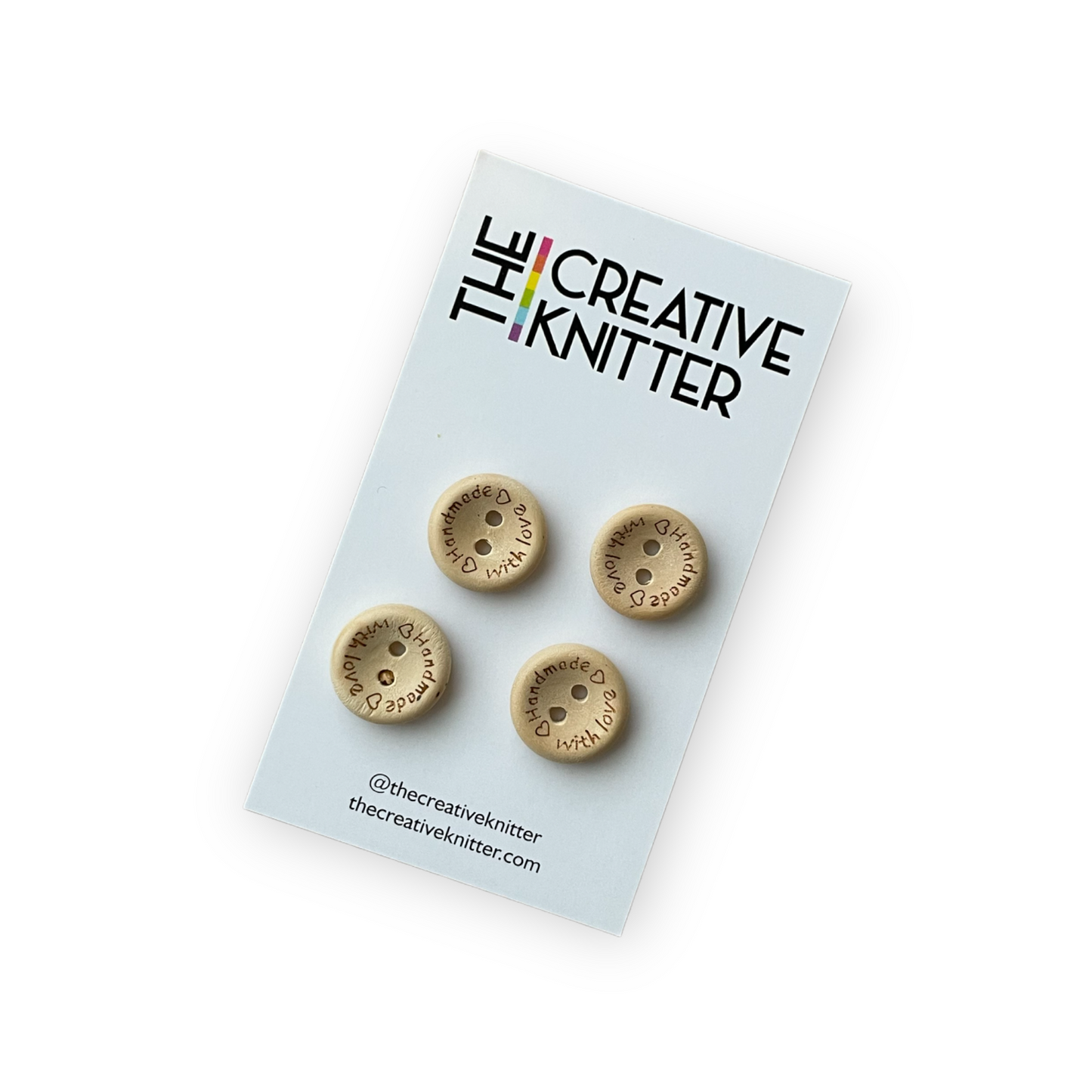 Handmade with Love Buttons