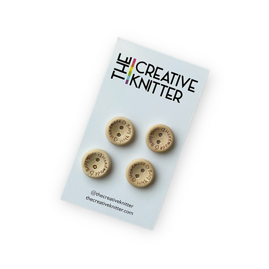 Handmade with Love Buttons